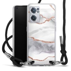 Carry Case Transparent Fabric black/silver