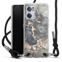 Carry Case Transparent Fabric black/silver