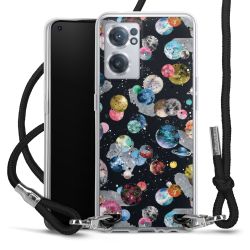 Carry Case Transparent Fabric black/silver