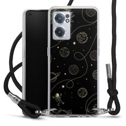 Carry Case Transparent Fabric black/silver