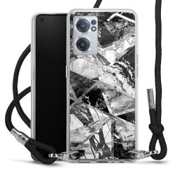 Carry Case Transparent Fabric black/silver