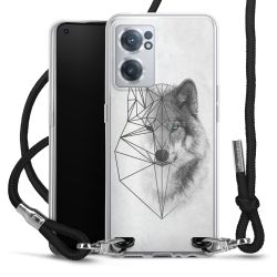 Carry Case Transparent Fabric black/silver