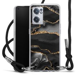 Carry Case Transparent Fabric black/silver