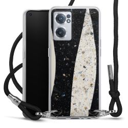 Carry Case Transparent Fabric black/silver