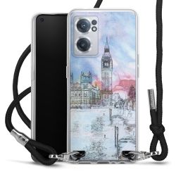 Carry Case Transparent Fabric black/silver