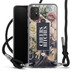 Carry Case Transparent Fabric black/silver