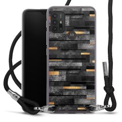 Carry Case Transparent Fabric black/silver