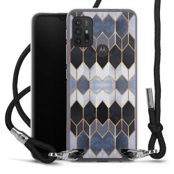 Carry Case Transparent Fabric black/silver