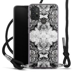 Carry Case Transparent Fabric black/silver