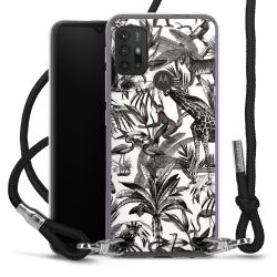 Carry Case Transparent Fabric black/silver