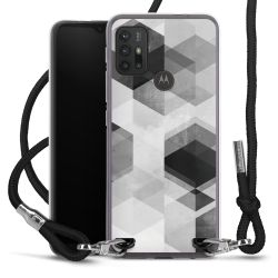 Carry Case Transparent Fabric black/silver