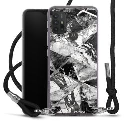 Carry Case Transparent Fabric black/silver