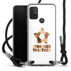 New Carry Case Transparent Stoff schwarz/silber