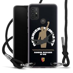 New Carry Case Transparent Stoff schwarz/silber