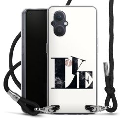 Carry Case Transparent Fabric black/silver