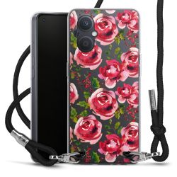 Carry Case Transparent Fabric black/silver