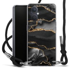 Carry Case Transparent Fabric black/silver