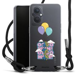 New Carry Case Transparent Stoff schwarz/silber