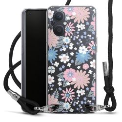 New Carry Case Transparent Stoff schwarz/silber