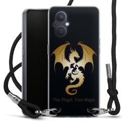 New Carry Case Transparent Stoff schwarz/silber