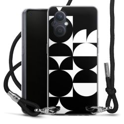 New Carry Case Transparent Stoff schwarz/silber