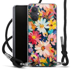 New Carry Case Transparent Stoff schwarz/silber