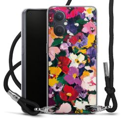 New Carry Case Transparent Stoff schwarz/silber