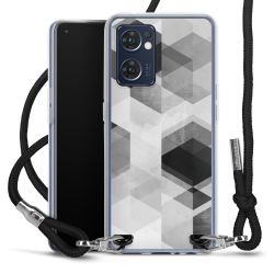 Carry Case Transparent Fabric black/silver