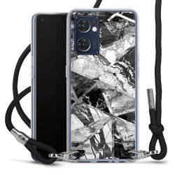 Carry Case Transparent Fabric black/silver