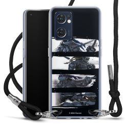 Carry Case Transparent Fabric black/silver