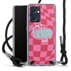 New Carry Case Transparent Stoff schwarz/silber