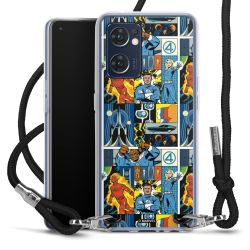 New Carry Case Transparent Stoff schwarz/silber