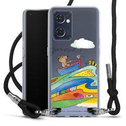 New Carry Case Transparent Stoff schwarz/silber