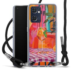 New Carry Case Transparent Stoff schwarz/silber