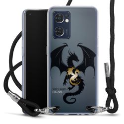 New Carry Case Transparent Stoff schwarz/silber