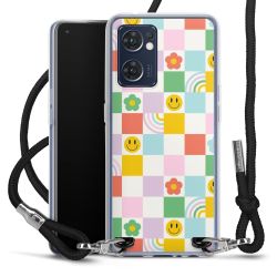 New Carry Case Transparent Stoff schwarz/silber