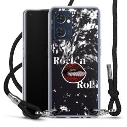 New Carry Case Transparent Stoff schwarz/silber