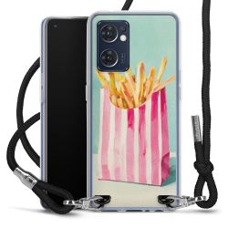 New Carry Case Transparent Stoff schwarz/silber