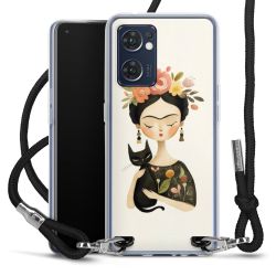 New Carry Case Transparent Stoff schwarz/silber