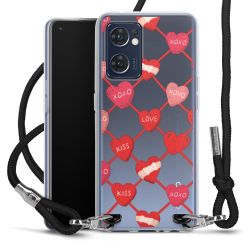 New Carry Case Transparent Stoff schwarz/silber