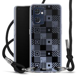 New Carry Case Transparent Stoff schwarz/silber