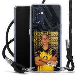 New Carry Case Transparent Stoff schwarz/silber