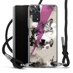 Carry Case Transparent Fabric black/silver