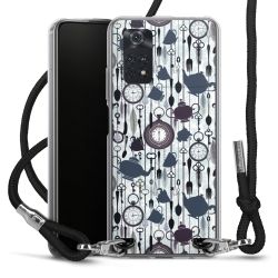 Carry Case Transparent Fabric black/silver