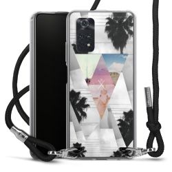 Carry Case Transparent Fabric black/silver