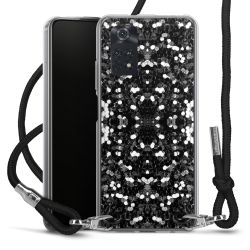 Carry Case Transparent Fabric black/silver