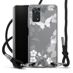 Carry Case Transparent Fabric black/silver