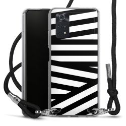 Carry Case Transparent Fabric black/silver