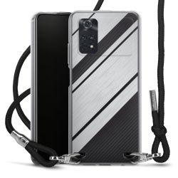 Carry Case Transparent Fabric black/silver