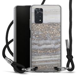 Carry Case Transparent Fabric black/silver